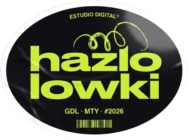 Sticker: hazlo lowki, estudio digital