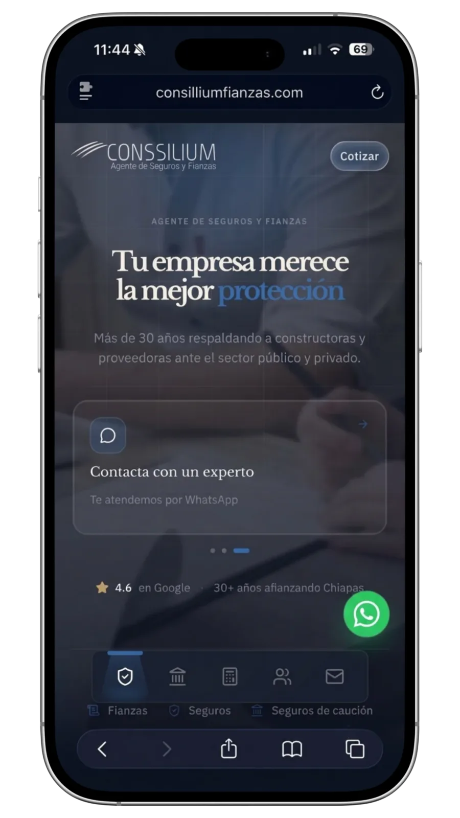 Conssilium — sitio nuevo (después)